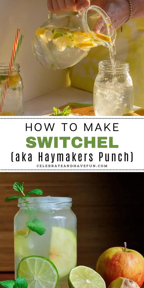 Join me as I dive into the fascinating world of Switchel making! This old-time drink, also known as Haymakers Punch, is a perfect blend of health and taste. With my detailed steps and tips, you’ll be whipping up your own batch of this delicious and refreshing homemade switchel in no time, just like our grandmothers used to! Switchel Drink Recipe, Haymakers Punch, Switchel Recipe, Traditional Housewife, Sources Of Probiotics, Healthy Summer Drinks, Drink Stations, Easy Vegetable Recipes, Health Benefits Of Ginger