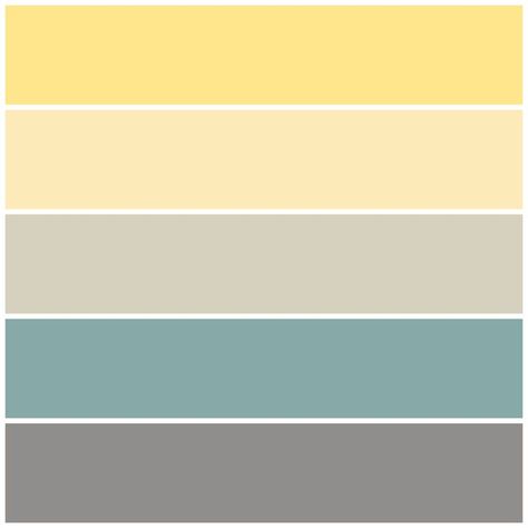 Jim & Sarah's paint colors, Income Property, HGTV, ICI Paints: House Paint Color Combination, Income Property, Yellow Colour Scheme, Yellow Living Room, Yellow House, Kitchen Colour Schemes, Camper Remodel, Exterior Paint Colors For House, Yellow Bathrooms