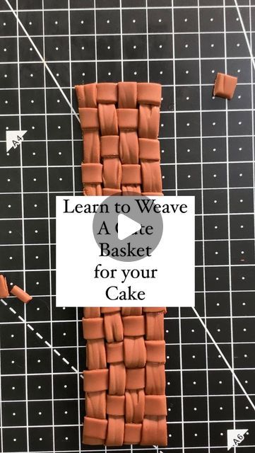 Basket Cake Tutorial, Basket Cakes, Basket Weave Cake, Traditional Baskets, Model Magic, Fondant Flowers, Basket Design, Cake Tutorial, Clay Tutorials