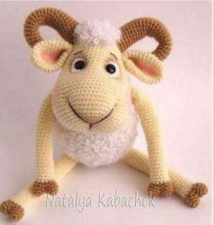 PATRON GRATIS CABRA AMIGURUMI 37969 Trendy Crochet Patterns, Crochet A Bear, Crochet Mens Scarf, Bear Ideas, Cutest Crochet, Crochet Patterns Free, Free Toys, Trendy Crochet, Rainbow Crochet