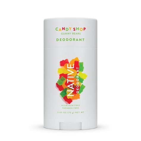 Native Deodorant Candy, Native Gummy Bear, Native Candy Shop, Strong Deodorant, Native Body Wash, Kpop Birthday, Cinnamon Hearts, Native Deodorant, Bday List