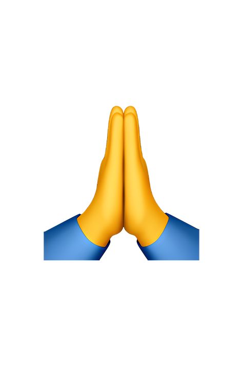 The emoji 🙏 depicts two hands pressed together and folded at the wrist, with the thumbs touching and pointing upwards. The fingers are slightly spread apart, and the hands are positioned in front of a blue or purple robe or garment. The overall appearance of the emoji is one of prayer or reverence, and it is often used to convey gratitude, thanks, or a request for blessings or good fortune. Hand Emoji Meanings, Praying Emoji, Praying Hands Emoji, Finger Emoji, Kotak Bento, Phone Emoji, Apple Emojis, Sunday School Coloring Pages, Hand Emoji