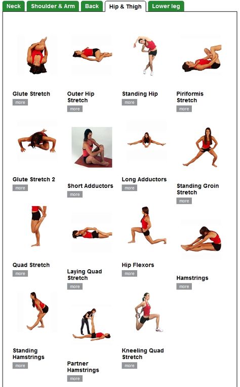 Hip, Quad, and Hamstring stretches. Crossfit Stretches, Exercises For Back Fat, Lower Body Stretches, Hamstring Stretches, Exercises For Back, Cool Down Stretches, Post Workout Stretches, Inner Knee Pain, Quads And Hamstrings