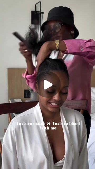 Munaluchi Bride Magazine on Instagram: "The hair is done, the hair is laid!⁠
⁠
📹 @charishair⁠
Bride: @clairefrancesse_ ⁠
MUA: @taylorsimpsonartistry⁠
⁠
⁠
#munaluchi #munaluchibride #weddingdesign #weddinginspiration #luxurywedding #weddingplanner" Bride Hairstyles Black Women, Black Wedding Hairstyles For Bride, Natural Wedding Hairstyles Black Bride, Natural Bridal Hairstyles Black Women, Black Wedding Hairstyles, Natural Wedding Hairstyles, Natural Hair Bride, African American Weddings, Wedding Hairstyles Bride