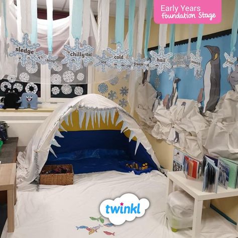 What an inviting role-play area! Thank you to Kate Turner for showcasing our Winter topic words on snowflakes. Get yours by clicking on the picture! Kate Turner, Ice Skiing, Role Play Areas, Early Years Foundation Stage, Sunday School Crafts, Holiday Inspiration, Winter Crafts, Winter Activities, Role Play