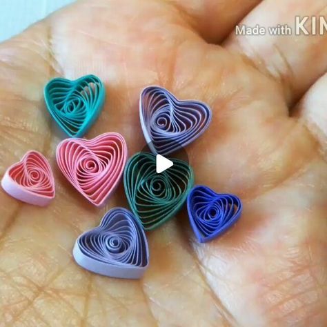 Valentine Craft Ideas, Quilling Patterns Tutorials, Quilling Videos, Diy Quilling Crafts, Quilling Flower Designs, Quilling Pattern, Paper Quilling Tutorial, Paper Quilling For Beginners, Kraf Kertas