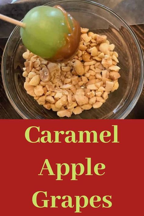 Caramel Apple Grapes, Taffy Grapes, Quick Party Desserts, Hot Fudge Cake, Easy Party Desserts, Caramel Apples Recipe, Hot Chocolate Fudge, Grape Recipes, How To Make Caramel