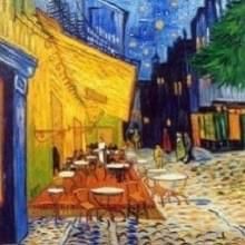 Famous Paintings: Wall Art Reproductions | overstockArt.com Cafe Terrace At Night, Terrace At Night, Oil Painting Frames, Cafe Terrace, Van Gogh Art, Cityscape Painting, Paintings Art Prints, Hand Painting Art, Silver Accents