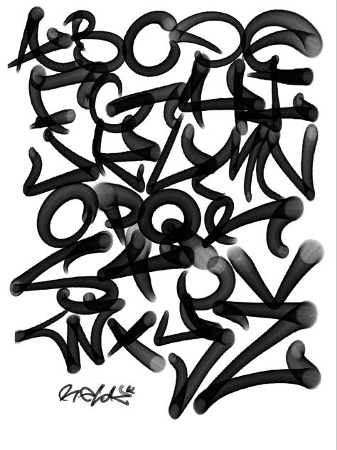 Christian Graffiti, Chicano Tattoos Lettering, Tattoo Lettering Alphabet, Graffiti Lettering Alphabet, Graffiti Wildstyle, Graffiti Tattoo, Graffiti Lettering Fonts, Graffiti Writing, Graffiti Doodles