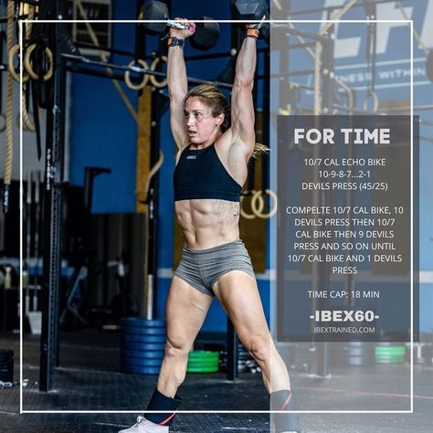 Echo Bike Wod, Devils Press, Row Workout, Crossfit Challenge, Crossfit Workouts Wod, Crossfit Workouts At Home, Crossfit Wods, Training Ideas, Crossfit Workout