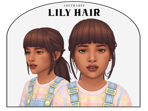 The Sims Resource - Lily Hair (Children) Kid Hair Sims 4 Cc, Sims 4 Kids Hair Maxis Match, Sims 4 Pre Teen, The Sims 4 Mods Kids, Ts4 Mm Hair, Child Hair Cc Sims 4, Sims 4 Children Hair, Child Hair Sims 4 Cc, The Sims 4 Cc Hair Kids