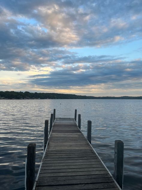 Dock Lake Aesthetic, Boat Marina Aesthetic, Pier Aesthetics, Lake Asthetic Picture Boat, Sunrise Lake Aesthetic, Lake Dock, Lake Erie Sunset, Summer Jobs, Lake Sunset