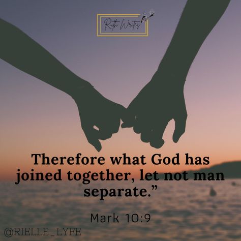 God Made Us For Each Other, Mark 10:9 Verse, What God Brings Together Let No Man, Nothing Can Separate Us From The Love Of God, Let He Who Is Without Sin Cast The First Stone, What God Has Joined Together, What God Has Joined Together Let No Man, Mark 10 9, Instagram Bio Quotes