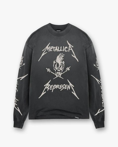 @representclo x @metallica Band Outfits, Metallica, Band, Sweatshirts, Clothes