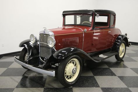 1931 Chevrolet Coupe | Classic Cars for Sale - Streetside Classics 1930s Cars, American Graffiti, Wire Wheel, Side Window, Leaf Spring, Gas Tanks, Rear Window, Manual Transmission, General Motors