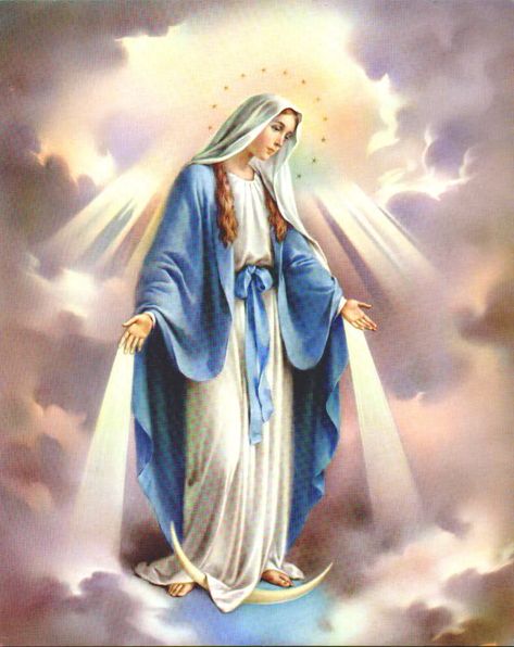 Behind the Mother's Day Hymn: Hail Queen of Heaven Hail Holy Queen, Our Lady Of Grace, Virgin Mary Art, Mother Mary Images, Images Of Mary, Queen Of Heaven, Ayat Alkitab, Divine Mother, Blessed Mother Mary