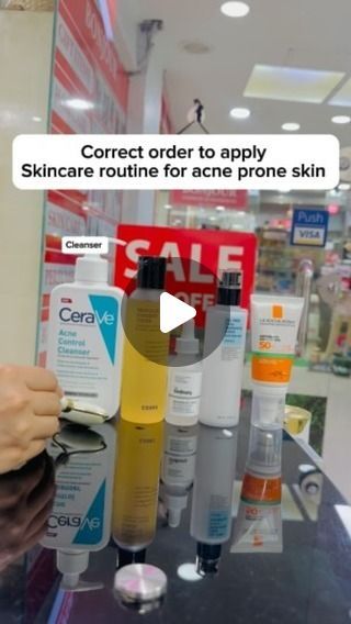 Bonjour on Instagram: "Skincare routine for acne prone skin ❤️" Panoxyl Skincare Routine, Night Facial Routine, Routine For Acne Prone Skin, Remedies For Bee Stings, Acne Prone Skin Care Routine, Skincare Routine For Acne, Facial Routine, Acne Prone Skin Care, Instagram Skincare