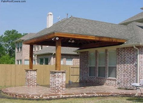 Recommendation for Patio Cover | TexAgs Patio Roof Covers, Patio Chico, Patio Addition, Covered Patio Design, Outdoor Covered Patio, Pergola Attached To House, House Yard, Backyard Pergola, Apartment Patio