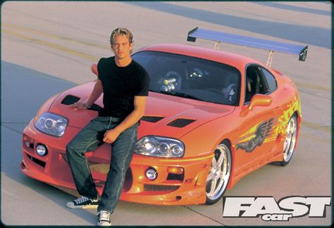 The Fast and the Furious Supra and Paul Walker. The Fast And The Furious, Michael Rooker, Fast And The Furious, Furious Movie, Paul Walker Pictures, Rip Paul Walker, Toyota Supra Mk4, Tv Cars, Michelle Rodriguez