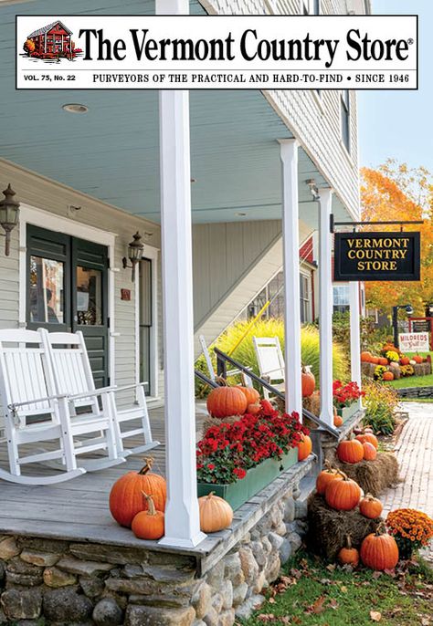 By the first of October sugar maples will showing off their colors: buttery yellow, pumpkin orange, and fiery red. Magic is about to begin! Vermont Road Trip, First Of October, Autumn In Vermont, Yellow Pumpkin, Vermont Country Store, Red Magic, Sugar Maple, Country Store, Fiery Red