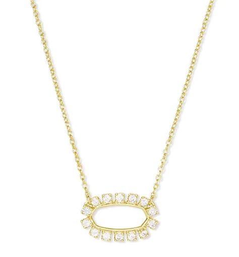 Kendra Scott Elisa Gold Open Frame Crystal Pendant Necklace Kendra Scott Elisa Open Frame Necklace, Kendra Scott Elisa, Cc Beanie, Kendra Scott Necklace, Crystal Pendant Necklace, Open Frame, Jewelry Brand, Crystal Necklace Pendant, Crystal Gems