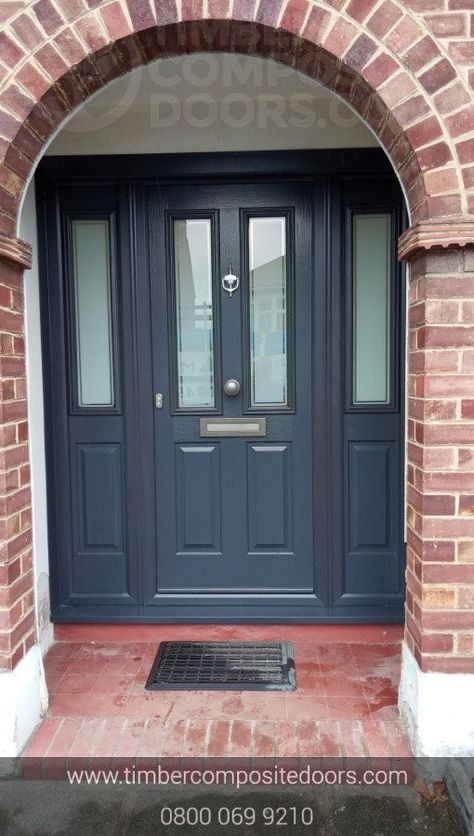 Composite Front Doors Uk, Pvc Front Doors, Upvc Porches, Composite Front Doors, Front Doors Uk, Composite Front Door, Composite Doors, Kerb Appeal, Side Gates