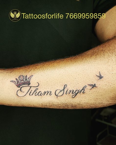 name tattoo, crown tattoo, bird tattoo Tattoo Bird, Crown Tattoo, Bird Tattoo, Name Tattoo, Birds Tattoo, Crown, Tattoos