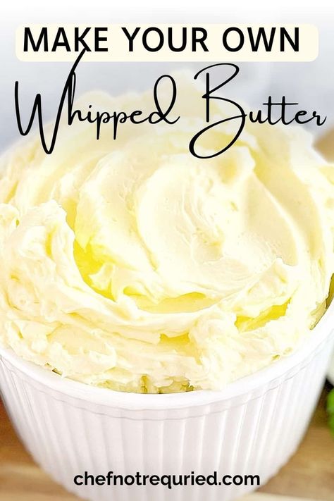 Fresh Cheese Recipe, Flavored Butter Recipes, Butter Recipes Homemade, Butter At Home, 2 Ingredient Recipes, Warm Desserts, Aussie Food, Making Butter, Whipped Butter