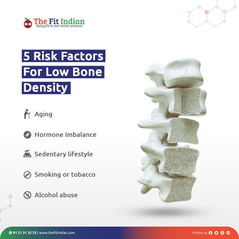 Low Bone Density, Health Myths, Bone Diseases, Unhealthy Diet, Creative Advertising Design, Sedentary Lifestyle, Bone Density, Hormone Imbalance, Bone Health