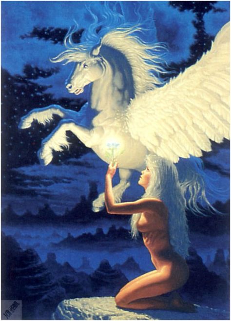 GREG HILDEBRANDT Hildebrandt Art, Brothers Hildebrandt, Greg Hildebrandt, Brothers Art, Lion And Unicorn, Iconic Movie Posters, Horse Drawings, Fairytale Art, Visionary Art