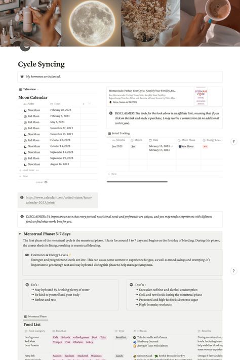 #Organisation #Notion_Cycle_Syncing #All_In_One_Notion_Template #Notion_Finance_Template Notion Cycle Syncing, Notion Template For Work, Notion Template Aesthetic, Notion Inspo, Notion Ideas, Cycle Tracker, Notion Aesthetic, Cycle Syncing, Notion Planner