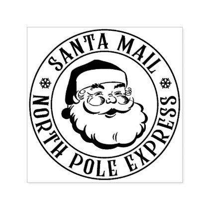 Santa Stamp, Santa Mail, Santa North Pole, Custom Holiday Gifts, Christmas Mail, Antique Gifts, Holiday Stamping, Scrapbooking Stamps, Christmas Stamps