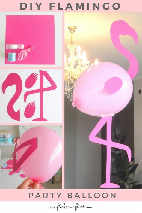 Time to Flamingle with this DIY Flamingo Party Balloon - free printable template ready to download. Diy Flamingo, Flamingle Party, Flamingo Balloons, Pink Flamingo Party, Flamingo Themed Party, Flamingo Craft, Flamingo Baby Shower, Aloha Party, Ballon Party