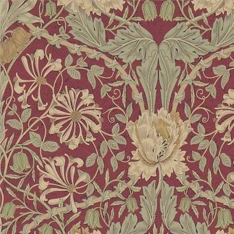 Wallpaper William Morris, Witchy Summer, William Morris Honeysuckle, Countryside Wallpaper, Tulip Wallpaper, 1920 Art, Floral Pattern Wallpaper, Flowers Graphic, Classic Wallpaper