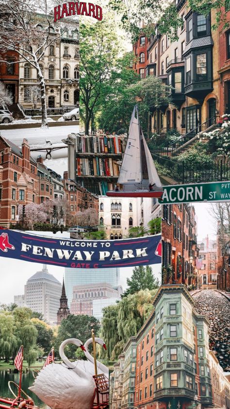 #boston Boston Collage Wallpaper, Rich Boston Aesthetic, Boston Astethic, Boston Aesthetic Wallpaper, Boston Girl Aesthetic, Boston Apartment Aesthetic, Boston Vibes, Boston Wallpaper, Massachusetts Aesthetic