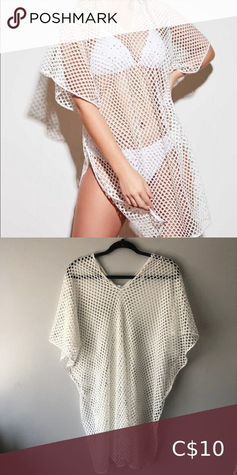 MESH Swim Suit Coverup Swim Coverups, Winter 2022, Swim Cover, Swimsuit Cover, Swim Suit, Summer 2023, Womens Swim, Crochet Top, Cover Up