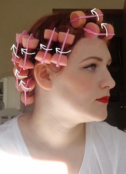 Pinup Hairstyles For Long Hair, 1940s Hairstyles For Long Hair, Rockabilly Hairstyle, 1940s Hair, Foam Rollers Hair, Roller Sets, Roller Curls, 40s Hairstyles, Vintage Curls