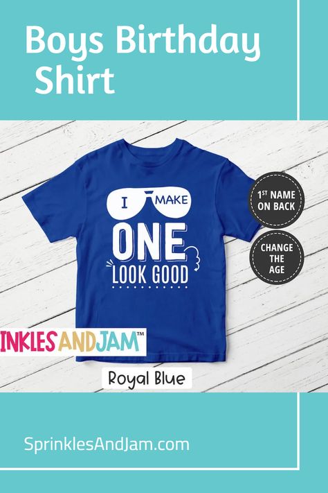 I Make One Look Good Boys Birthday T Shirt – First birthday boy party tshirt!HAPPY 1ST BIRTHDAY TO YOUR SPECIAL LITTLE BOY!Your little boy is turning one year old and we’re sincerely excited to have our boys birthday outfits and shirts be a part of his special day.Your little guy is going to look soooooo cute in this! We can’t wait to see him all dressed up (send us pictures and we’ll post them on our social profiles!) 1st Birthday Boys, Birthday Boy Party, Matching Birthday Shirts, Boys Birthday Outfits, First Birthday Boy, Funny Birthday Shirts, Happy 1st Birthday, Family Birthday Shirts, 1st Birthday Shirts