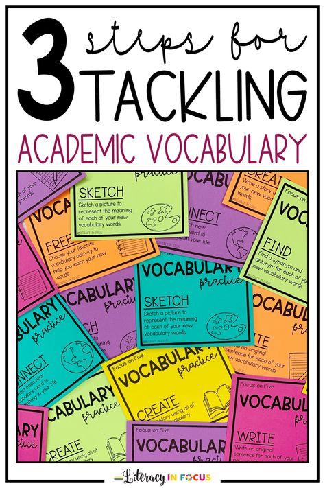 Middle School Reading Intervention Classroom, Middle School Reading Centers, Middle School Reading Intervention Activities, Academic Intervention Strategies, Vocabulary Strategies Elementary, High School Reading Intervention, Teaching Vocabulary Elementary, Elementary Vocabulary Activities, Tier 3 Reading Interventions