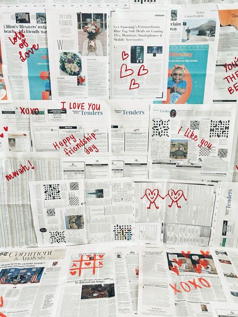 Vogue Backdrop, Newspaper Valentines Photoshoot, Photobooth Backdrop Ideas, Love Photo Booth, Newspaper Backdrop, Newspaper Photoshoot, Valentines Photoshoot, Baby Belle, Newspaper Wall