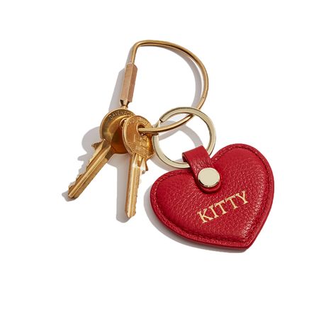 Brass 'D' Key-Ring – Not Another Bill Heart Keyring, Happy Birthday Balloons, Love Is Free, Curated Gifts, Practical Gifts, Things To Buy, Cow Leather, Key Rings, Blue And Silver