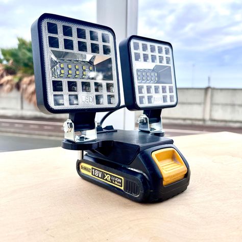 Excited to share the latest addition to my #etsy shop: DeWalt Work Light For DeWalt Battery https://etsy.me/43nLXso #black #x20 #makitaadapter #powertolls #18v #3dprinted #adapter #converter #parkside Dewalt Battery, Outdoor Tools, Work Light, Work Lights, Light Led, Cyprus, Display Homes, Camping, The Unit