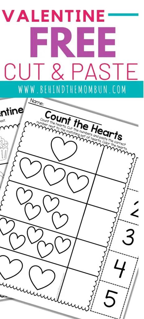 Valentine Tracing Free Printable, Valentines Day Activities For Kids, Valentine Math Worksheet, Fun Party Crafts, Valentine Preschool, Preschool Valentines Activities, Valentine Worksheets, Valentines Day Post, Tpt Ideas