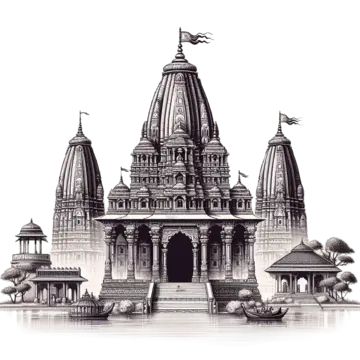 Ram Mandir Png, Drawing Clipart, Drawing Drawing, Banner Background Images, Transparent Image, Hindu Temple, Banner Background, Png Transparent, Png Image