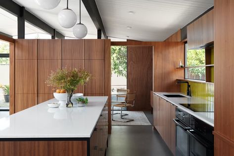 Eichler Kitchen, Mid Modern House, 70’s House, Tropical Modernism, Sunnyvale California, Mid Century Exterior, Eichler Homes, Mcm House, Hospital Interior Design