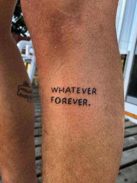 Whatever Forever Tattoo, Movements Band Tattoo, Modern Baseball Tattoo, Current Joys Tattoo, Midwest Emo Tattoo, The Killers Tattoo, Midwest Tattoo, The Front Bottoms Tattoo, Whatever Tattoo