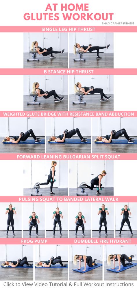 At Home Glutes Workout, At Home Glutes, Hip Thrust Workout, Hygiene Hacks, Glute Workout Women, Dumbell Workout, Glute Workout, Buttocks Workout, Leg And Glute Workout