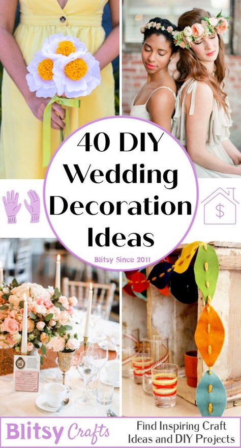 40 Unique DIY Wedding Decorations You've Not Seen Before Beaded Wedding Decor, Easy Cheap Wedding Decor, Low Budget Wedding Decorations, Wedding Shower Decorations Diy, Wagon For Wedding, Rustic Wedding Decor Diy, Diy Wedding Decor, Decor Images, Pallet Wedding