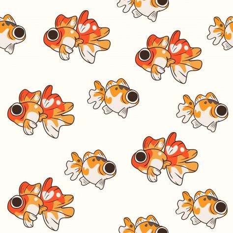 Recipe Fish Tacos, Cartoon Goldfish, Fish And Chips Recipe, Kawaii Fish, Goldfish Art, Water Kids, Drawn Fish, Golden Fish, Fish Vector