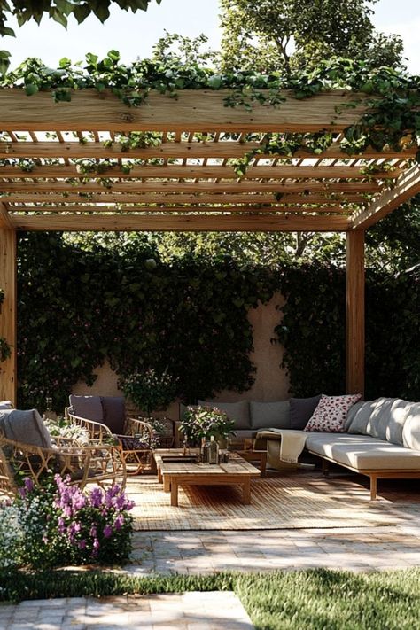 Learn how to build a beautiful DIY pergola to transform your backyard! Perfect for adding shade and style to your outdoor space. #DIYPergola #OutdoorLiving #BackyardProjects Diy Pergola, Backyard Projects, Outdoor Design, Patio Design, The Space, The Outdoors, How To Build, Outdoor Space, Pergola